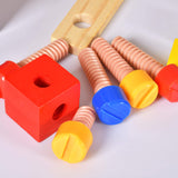 Kids Multifunctional Wooden Base Tool Set Toy