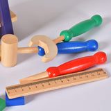 Kids Multifunctional Wooden Base Tool Set Toy