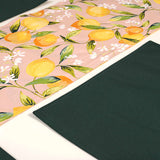 Peachy Lemons Table Runners & Placemats