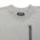 Boohoo Man T-Shirt Zip Style