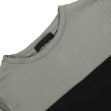 T-Shirt Grey & Black Simple