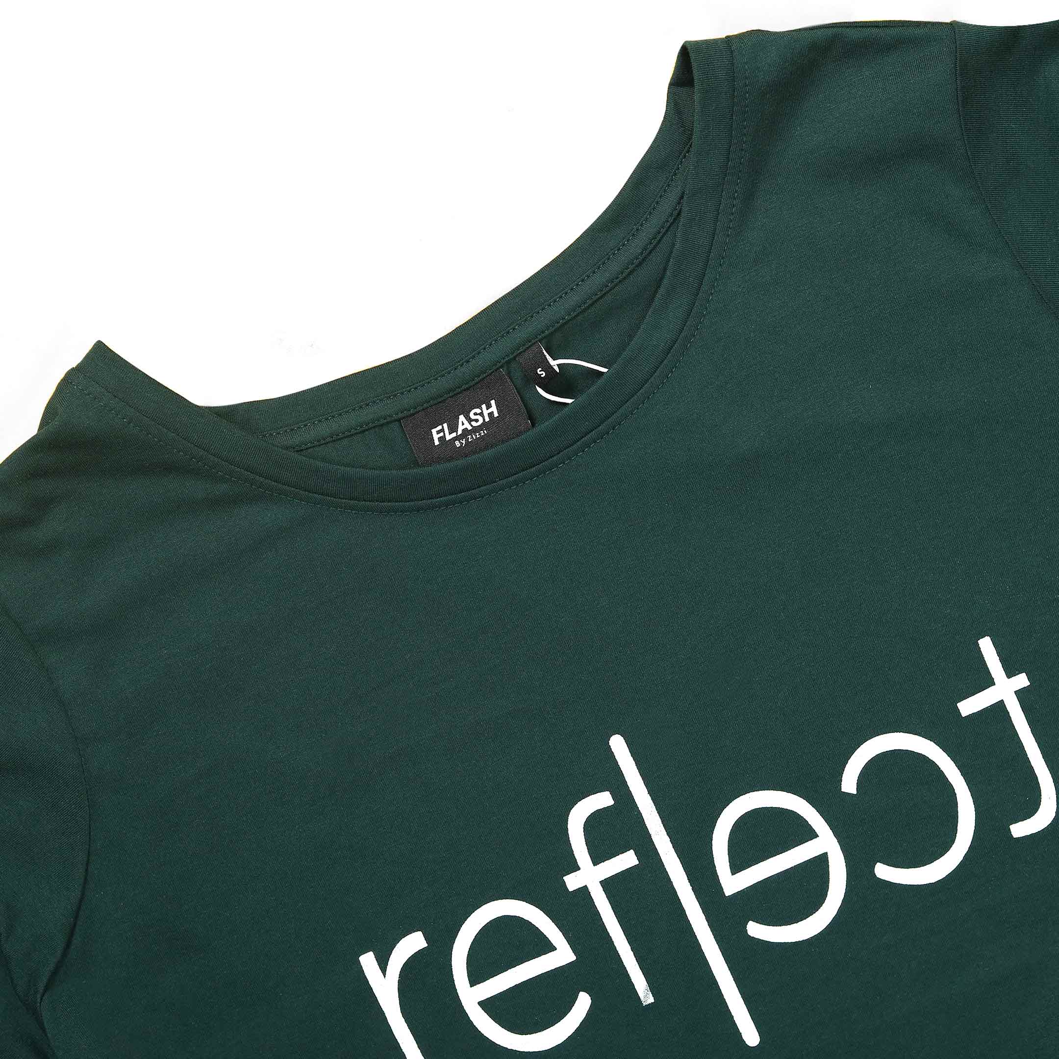 Flash Brand Printed T-Shirt Dark Green