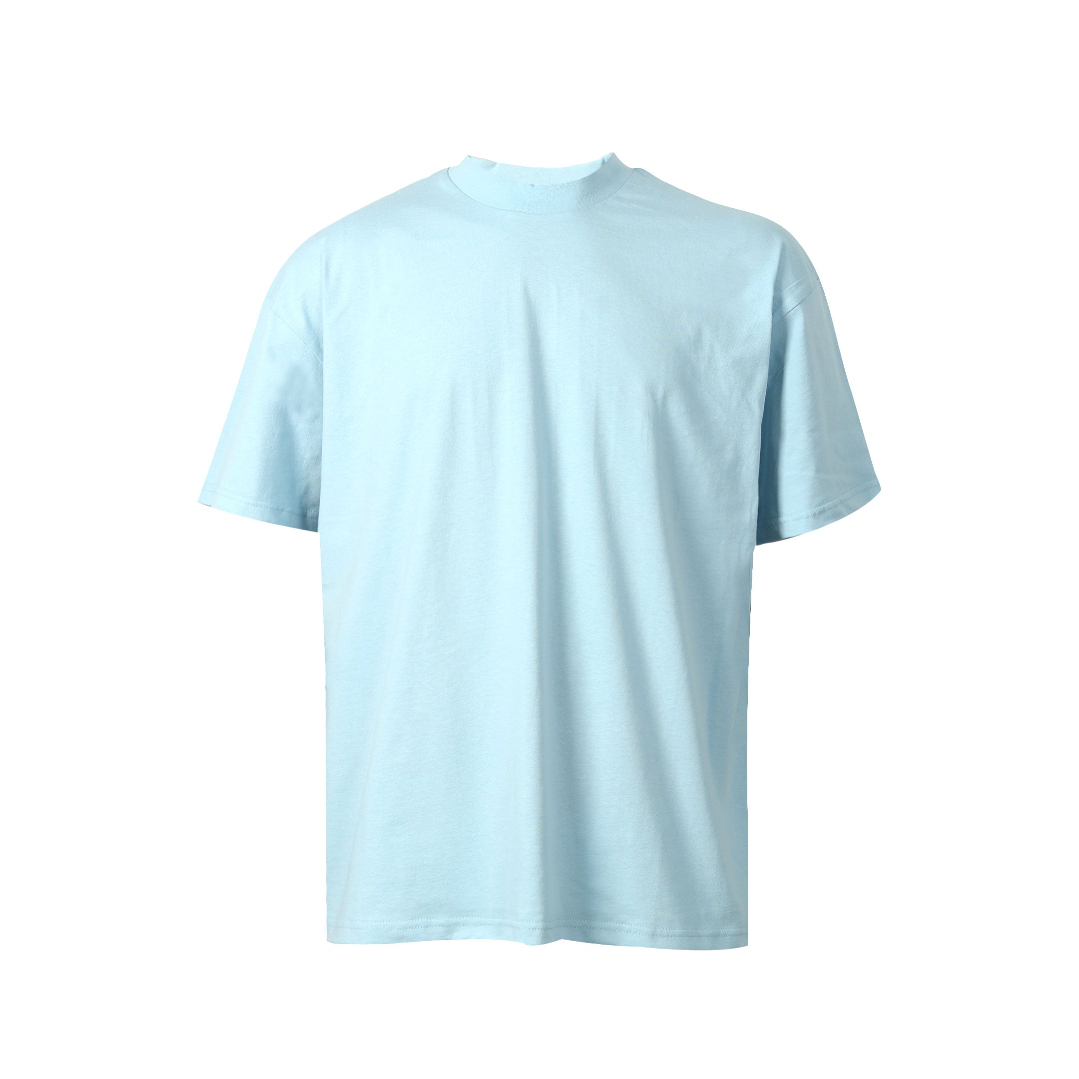 Boohoo Man T-Shirt Embossed Light Blue