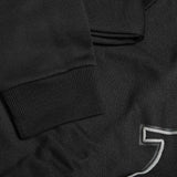 Boohoo Man Emblem Graphic Design Sweat Shirt Black