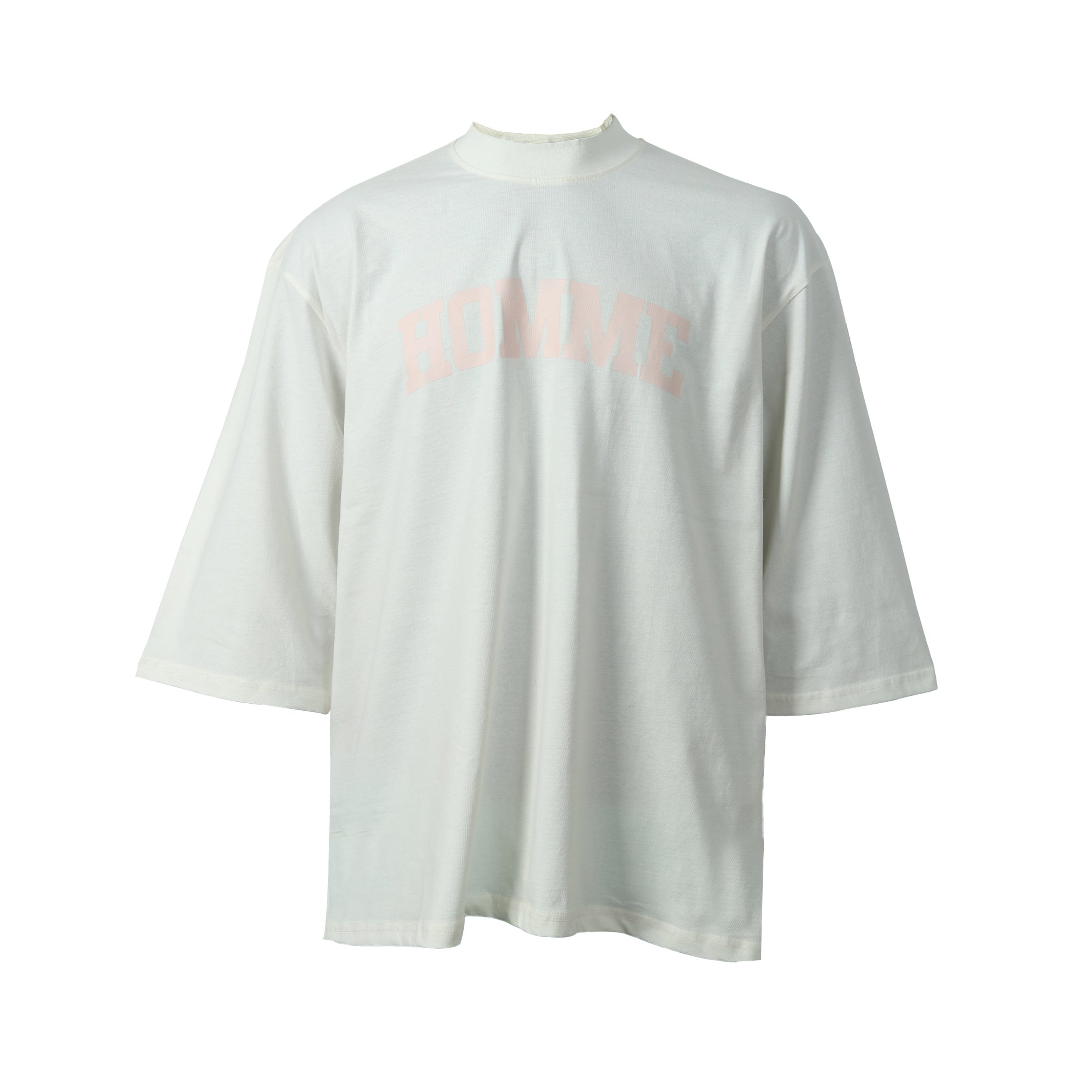 Boohoo Man T-Shirt Eckru Printed Home Style