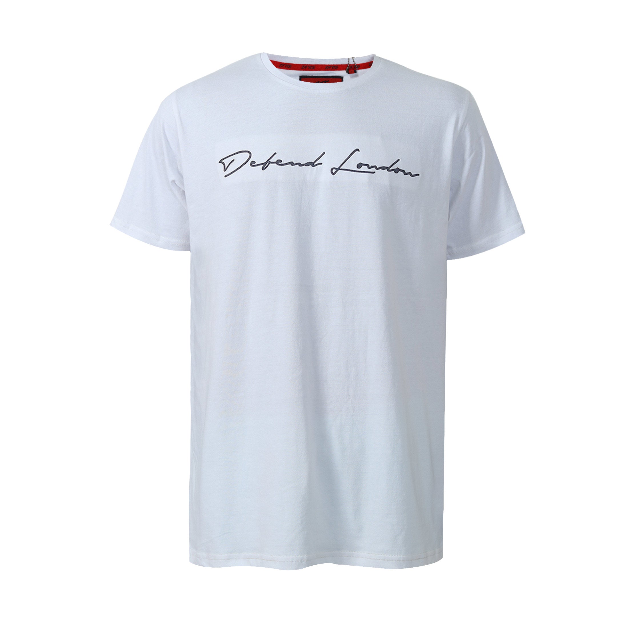 DFND Brand T-Shirt White With Signature