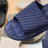 Plain Small Square Bottom Slippers- Male