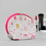 Crown Print Design Cosmetics Mini Travel Bag- 2 Pcs