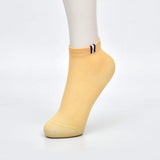 Stripes Design Premium Cotton No Show Ankle Socks (Pack of 5)