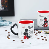 Pair of Lovely Characters Ceramic Mugs - LOVE YOU