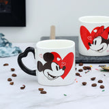 Pair of Lovely Characters Ceramic Mugs - I LOVE YOU