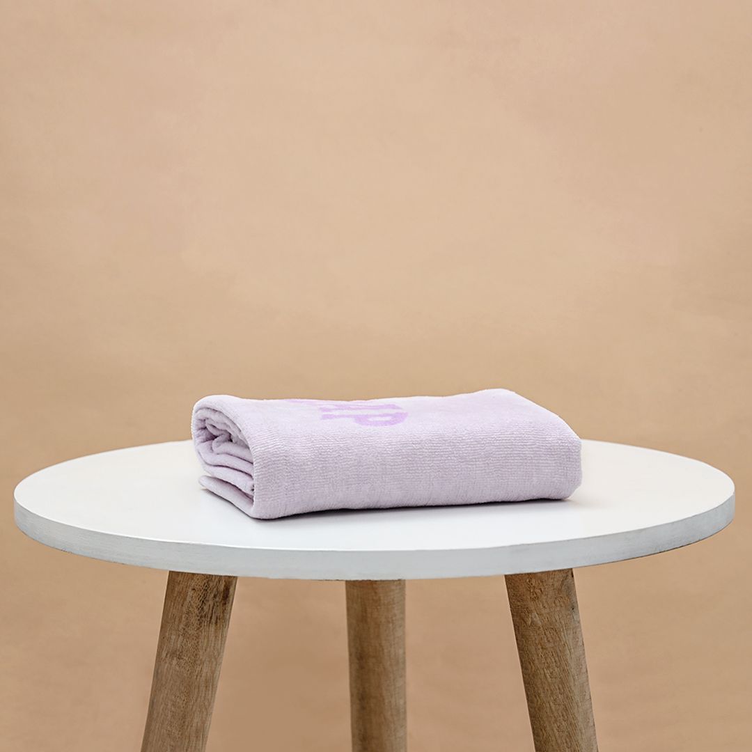 Premium Quality Purple Stripe Gym & Bath Towels