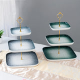 3 Tier European Style Ceramic Tray