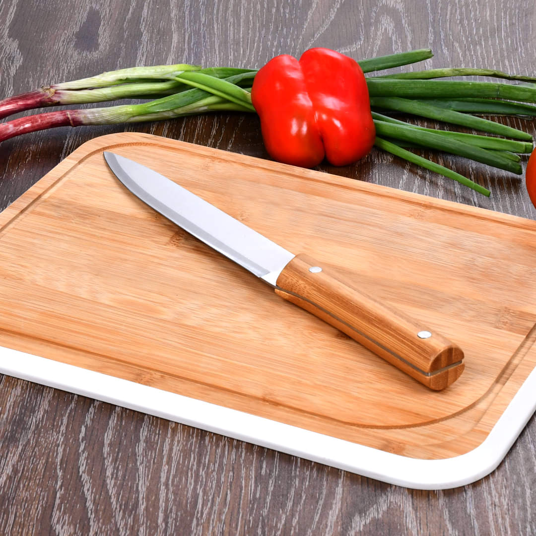 Tessie & Jessie kitchen Meat Slicing Knife with Wooden Handle
