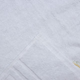 Magic Cotton Embroidered White Bath Towel