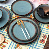 Sleek Bronze Ceramic Breakfast Serving Set - 16 Pcs