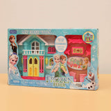 Elsa Frozen Baby Doll House Toys With Furniture