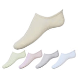 Premium Cotton Ankle No-Show Socks (Pack of 5)