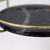 European Style Marble Serving Tray - 2 Tier