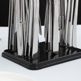 Regent Harmony Stainless Steel Silver Cutlery Set with Stand - 24 Pcs