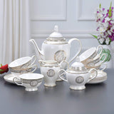 15-Pcs Elegant Pattern Tea Set