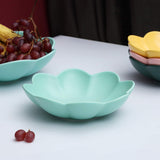 Pastel Ceramic Floral Design Medium Serving Bowl