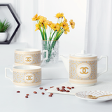 Elegant Style Ceramic Tea Pot Set 3 Pcs