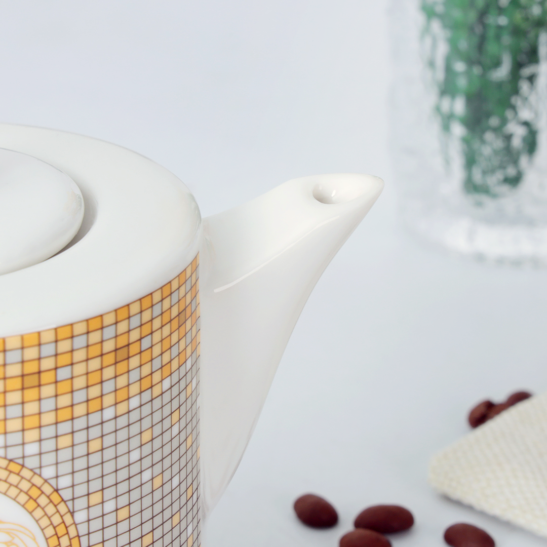 Voguish Ceramic Tea Pot Set- 3 Pcs