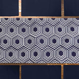 Navy Comb Table Runners & Placemats