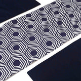 Navy Comb Table Runners & Placemats