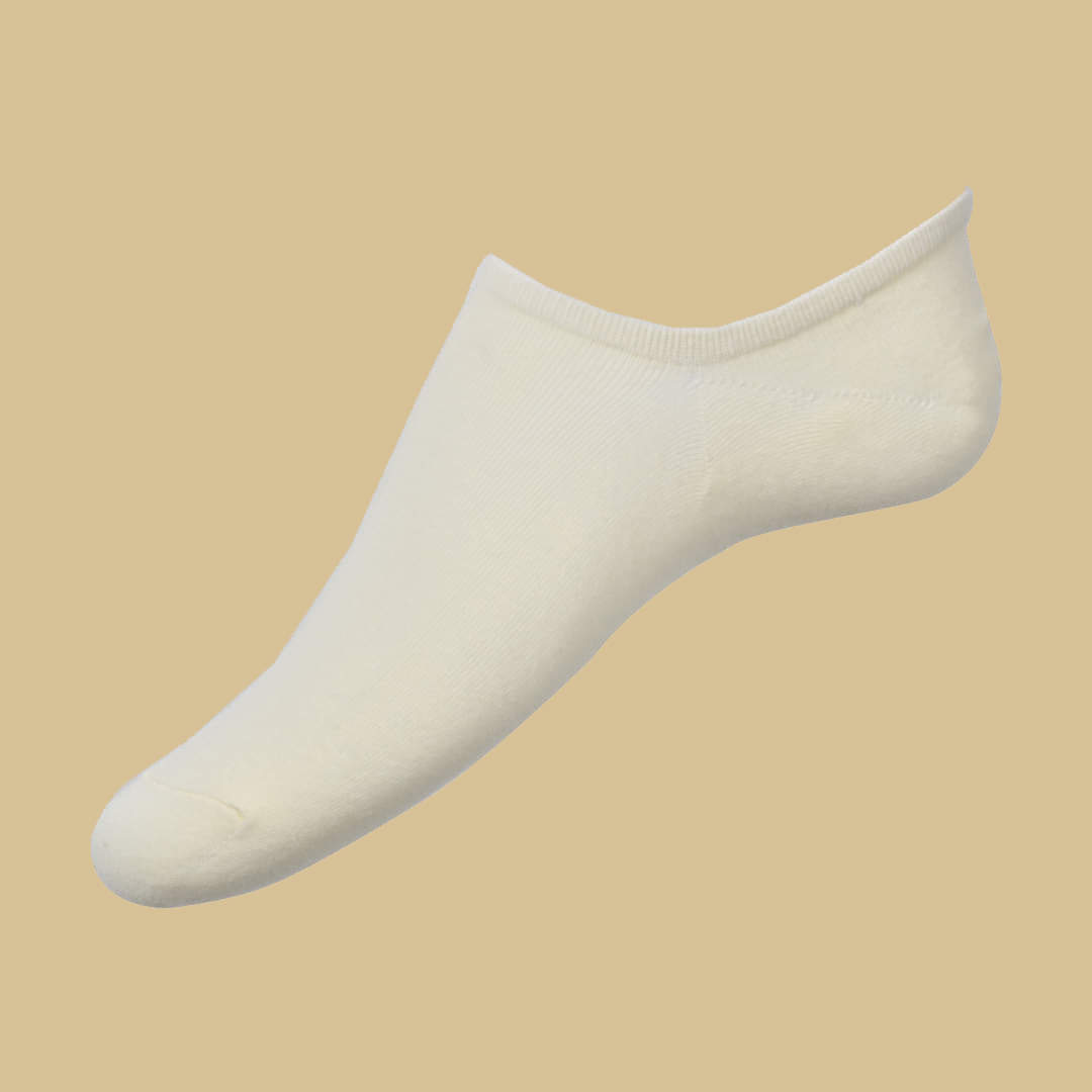 Premium Cotton Ankle No-Show Socks (Any Random Color)