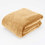 Fluffy Mink Fleece Throw Blanket- Skin