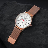 Kebino Men’s Rose Gold Quartz Wrist Watch