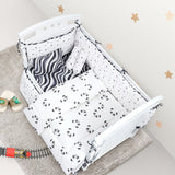 Pompous Infant & Toddler Baby Bedding Set Monochrome