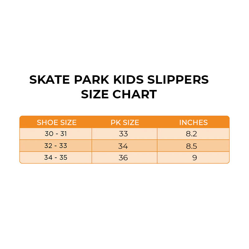 Skate Park Character Kids Slippers